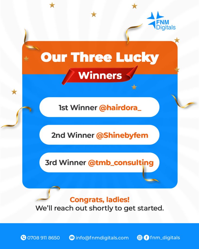 March 11th - 3 lucky winners 01